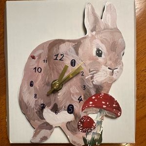 New Nathalie Lete bunny clock by Afternoon Tea
